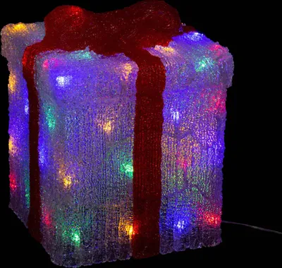Productafbeelding van Kerstverlichting voor buiten, acryl cadeau, 50 LED's