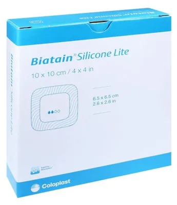 Produktbild von BIATAIN Silicone Lite Schaumverband 10x10 cm 10 St