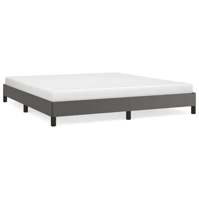 Obrázek produktu pro Rám postele šedá 160 x 200 cm umělá kůže