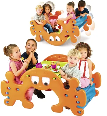 Immagine prodotto di FEBER 2in1 Tavolino da picnic grande - Dondolo altalena Ghost