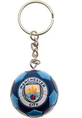 Produktbild von Manchester City FC Fußball Schlüsselanhänger TA2013 (Einheitsgröße) (Blau)