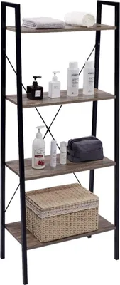 Imagen del producto de Estantería Bolt Edge – Estilo industrial – 4 niveles – /Madera – 60 x 35 x 148 cm