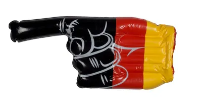 Produktbild von JUNG Fahne Aufblasbare Hand Deutschland Fussball WM 2026 Fan, Weltmeisterschaft 26 (Fahne, Flagge, Fan Artikel, Mützen, Auto, Europameisterschaft