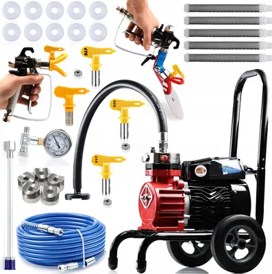 Productafbeelding van Rosfix Red Strong Storm 1100 RSS05, spuitapparaat met 3500W vermogen, 22 MPa druk, 18 liter per minuut, inclusief accessoires