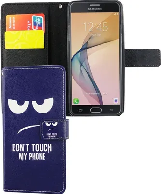 Produktbild von Handyhülle Tasche für Handy Samsung Galaxy J5 Prime Dont Touch my Phone