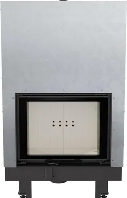 Produktbild von Kamineinsatz aus Stahl KRATKI MBZ 13 kW Ø 200 mit Schiebetür mit Türfeder