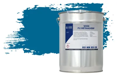Productafbeelding van Wixx PolyurethanMetaalverf - RAL 5017 | Verkeersblauw - 10L