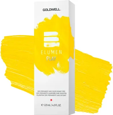 Produktbild von Goldwell Elumen Play @Gelb 120 ml, Gelb, @yellow, Unisex, 120 ml, Alle Haare, Farbspeichernd, Glanz