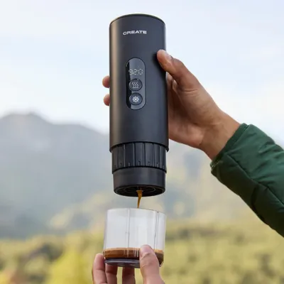 Produktbild von THERA MOVE - Tragbare Espressomaschine 15 bar für Kapseln und gemahlenen Kaffee