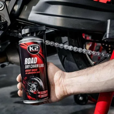 Produktbild von K2 ROAD DRY CHAIN LUBE 400 ml - Trockenschmiermittel für Motorradketten