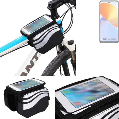 Produktbild von K-S-Trade Rahmentasche Fahrrad-Halterung kompatibel mit Infinix Note 30 5G Rahmenhalterung Fahrrad Handyhalterung Fahrradtasche Handy Smartphone