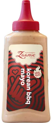 Zdjęcie produktu dla Van Wijngaarden Zaanse Koreański BBQ Mayo Hot & Spicy 250g – Pikantny majonez BBQ