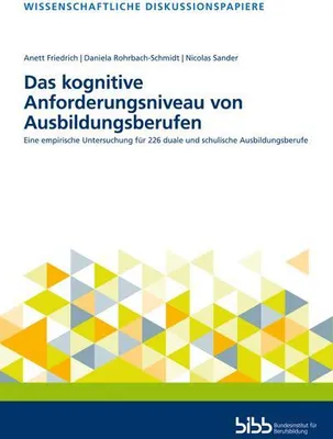 Produktbild von Das kognitive Anforderungsniveau von Ausbildungsberufen