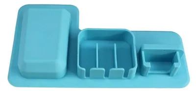 Produktbild von Solidchoice – Wasserdichte, wandmontierbare Zahnbürstenhalterung aus Silikon
