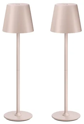 Productafbeelding van UPXNBOR LED tafellamp, draadloos, set van 2, metalen tafellamp voor binnen- en buitengebruik