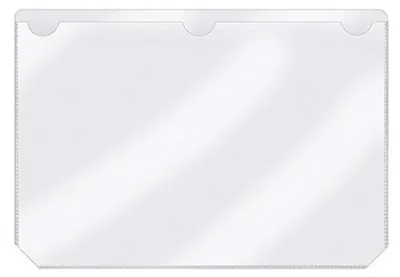 Produktbild von Kennzeichnungstasche 225x155mm selbstklebend transparent Packung mit 50 Stück
