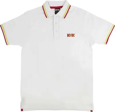 Produktbild von AC/DC - "Classic" Poloshirt für Herren/Damen Uni RO721 (XL) (Weiß)