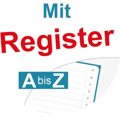 Produktbild von RNK Ringbuch Blumen für A5 mit Register A-Z & 4 Ring-Mechanik