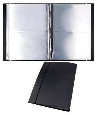 Produktbild von Großes, transparentes Aufkleber-Foto-Aufbewahrungsalbum mit 20 Seiten und 80 Taschen