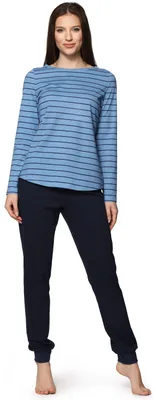 Image de Pyjama pour femme Bellivalini BLV50-166 (Bleu marine, S)