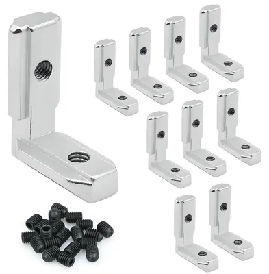 Productafbeelding van Set van 10 Aluminium Profielen 30x30 met Hoekverbindingen