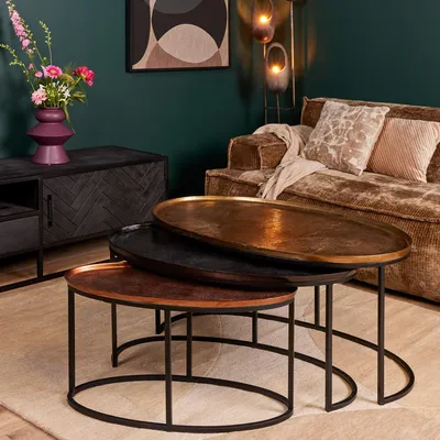 Produktbild von Starfurn - Raley Couchtisch - 100 cm - 3er Set