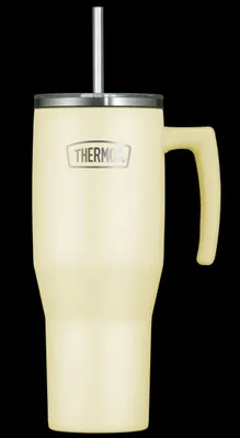 Productafbeelding van Thermos geïsoleerde drinkbeker, vanillekleur, 1,1 liter