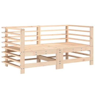 Produktbild von vidaXL Garten-Ecksofas 2 Stk. Massivholz Kiefer