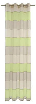 Gardinenschal mit Ösen, 245x144 cm, grün, 100% Polyester