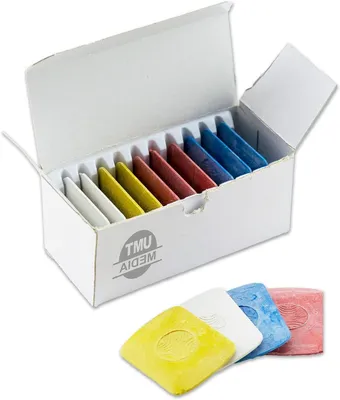 Productafbeelding van Kleermakers Krijt - Stof Markers - Stof Markeren - Rechthoekige Vorm - 10 Stuks - Multicolor