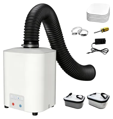 Productafbeelding van 50 W Soldeerrookafzuiging met 3-traps filtersysteem, 128 m³/h rookabsorber en luchtreiniger