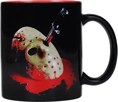 Image de Kubek ceramiczny "Jason Mask" z filmu "Piątek 13" - 0,33 l, licencjonowany