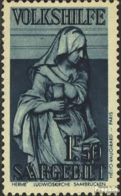Produktbild von Briefmarken Saarland 1934 Mi 174 mit Falz Volkshilfe
