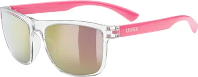 Zdjęcie produktu dla Okulary przeciwsłoneczne Uvex Rookie Transparent Mirror Pink/CAT3 Transparent Mirror Pink/CAT3
