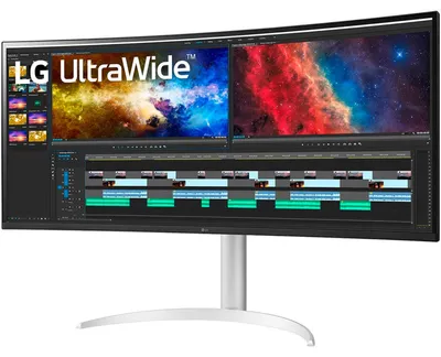 Produktbild von LG 38BQ85C-W, 95,2 cm (37.5"), 3840 x 1600 Pixel, Quad HD+, 5 ms, Weiß