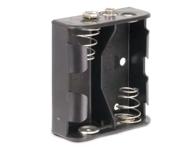 Produktbild von Batteriehalter, 2x Baby, Clipanschluss