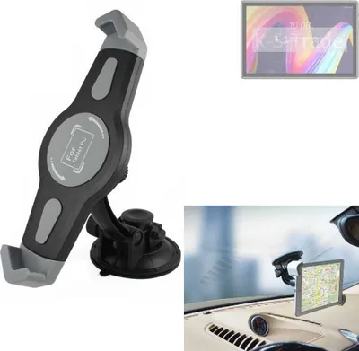Produktbild von K-S-Trade Scheiben-Halterung für Tablets kompatibel mit HTC A103 KFZ Tablet Saugnapf Auto Halterung Windschutzscheibe Holder Halter Scheibenhalterung