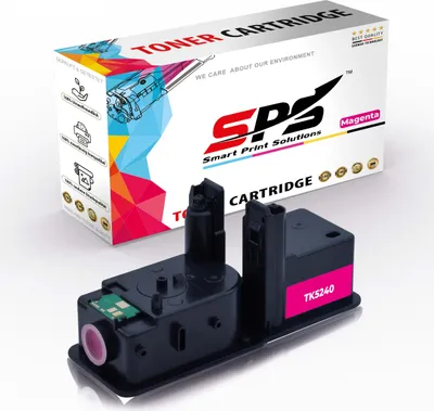 A toner cartridge and its packaging are displayed against a white background.