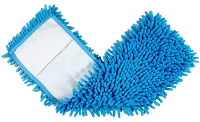 Chenille-Wischmopp 50 cm, Mikrofaser, blau, einzeln