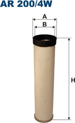 Zdjęcie produktu dla Filtr powietrza FILTRON AR 200/4W