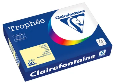 Obrázek produktu pro Clairefontaine Kopierpapier 1977PC A4 80g gelb 500Bl