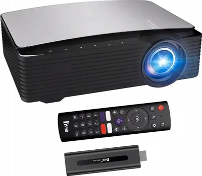 Zdjęcie produktu dla Projektor Led Full Hd 32000Lm Android 14 Smart Tv, 43-200 Cali, Hdmi Usb