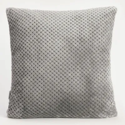 Produktbild von HOMLA NOAH Reiskorn-Kissenbezug grau, 2er-Set, 45x45 cm