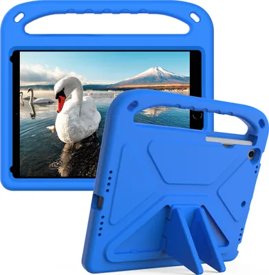 Obrázek produktu pro Ochranné pouzdro pro iPad 9th Gen/ 8th Gen/ 7th Gen, iPad 10,2" 2021/2020/2019, lehké dětské pouzdro z EVA s držadlem a stojánkem Modrý