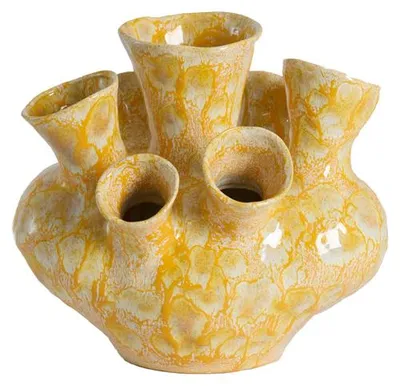 Produktbild von Light&living Vase "deco", 28,5 x 26 x 26 cm, SIAJO Keramik, gelb-orange