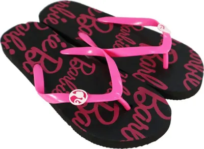 Produktbild von Barbie Damen Flip Flops Kinder Sandalen Zehentrenner Latschen – Schwarz / 36/37