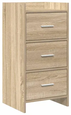 Zdjęcie produktu dla Komoda vidaXL z drewna dębowego Sonoma, 40 x 36 x 80 cm, materiał drewnopochodny
