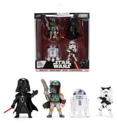 Zdjęcie produktu dla Jada - Figurki Star Wars - 6 cm - Zestaw 4 sztuki