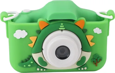 Obrázek produktu pro Dětský fotoaparát Roztomilý kreslený dinosaurus Design Multifunkční 2,0palcový displej 400mAh Selfie digitální fotoaparát pro děti dívky a chlapce zelený