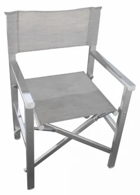 Immagine prodotto di Sedia Regista da Giardino Siena 55x46x45/88 h cm in Textilene Grigio